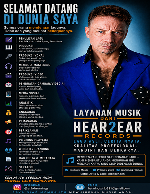 Hear2Ear Records Indonesian promotional graphic