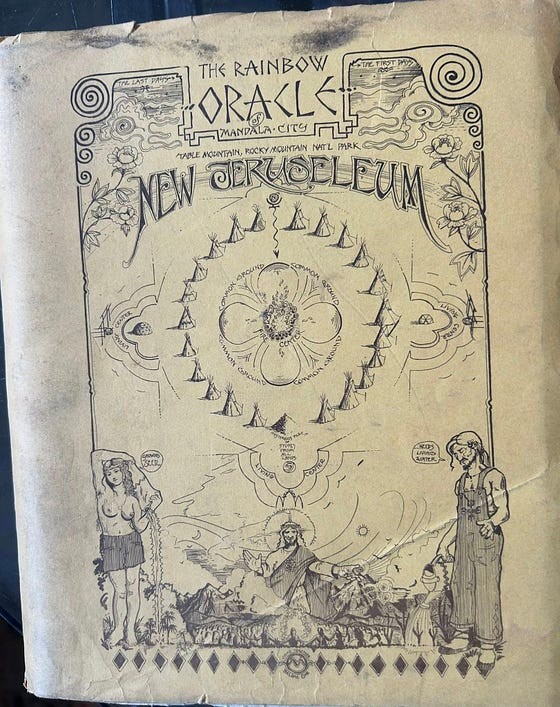 Cover of the original Rainbow Family pamphlet, 1972.